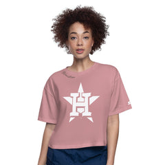 Houston Astros Starter Women's Play the Ball Boxy Cropped T-Shirt - MLB T-shirts