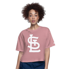 St. Louis Cardinals Starter Women's Play the Ball Boxy Cropped T-Shirt - MLB T-shirts
