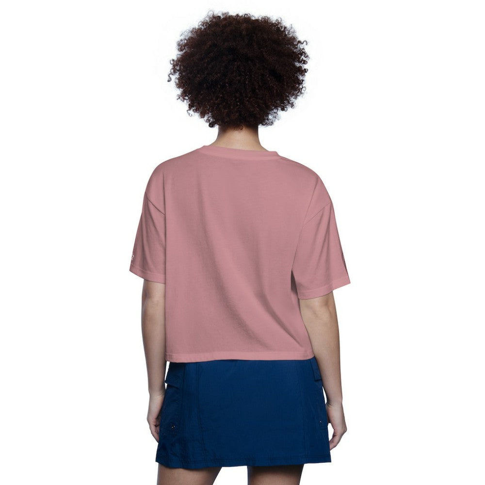 Cleveland Guardians Starter Women's Play the Ball Boxy Cropped T-Shirt - MLB T-shirts