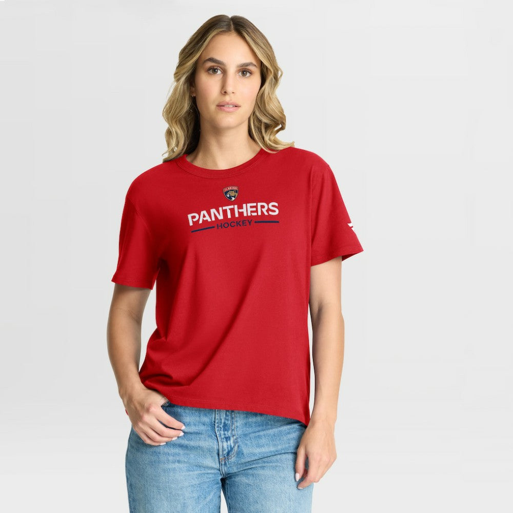 Florida Panthers Fanatics Women's Authentic Pro Primary T-Shirt -  NHL T-shirts