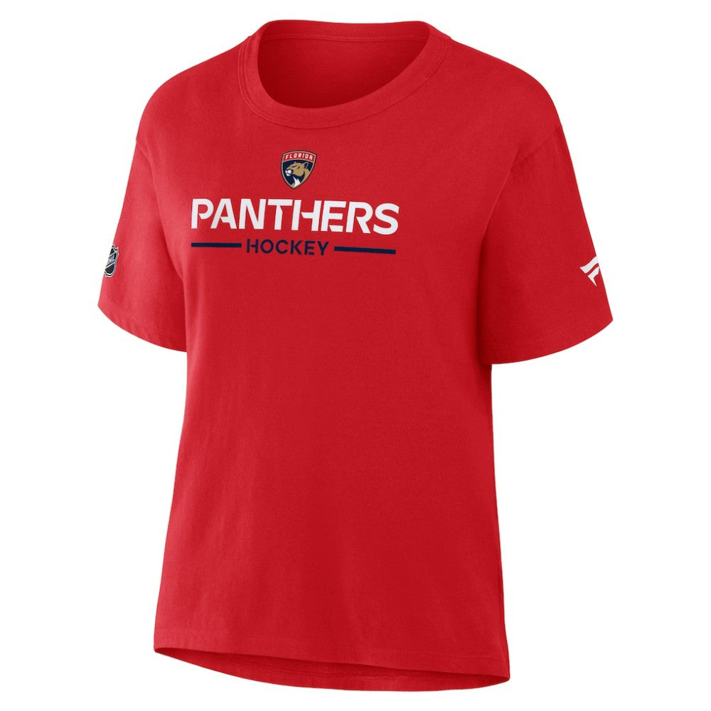 Florida Panthers Fanatics Women's Authentic Pro Primary T-Shirt -  NHL T-shirts