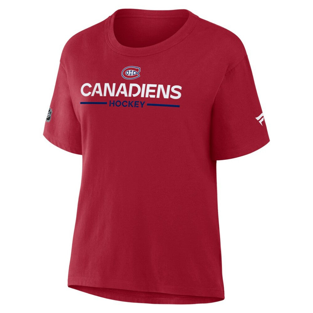 Montreal Canadiens Fanatics Women's Authentic Pro Primary T-Shirt -  NHL T-shirts