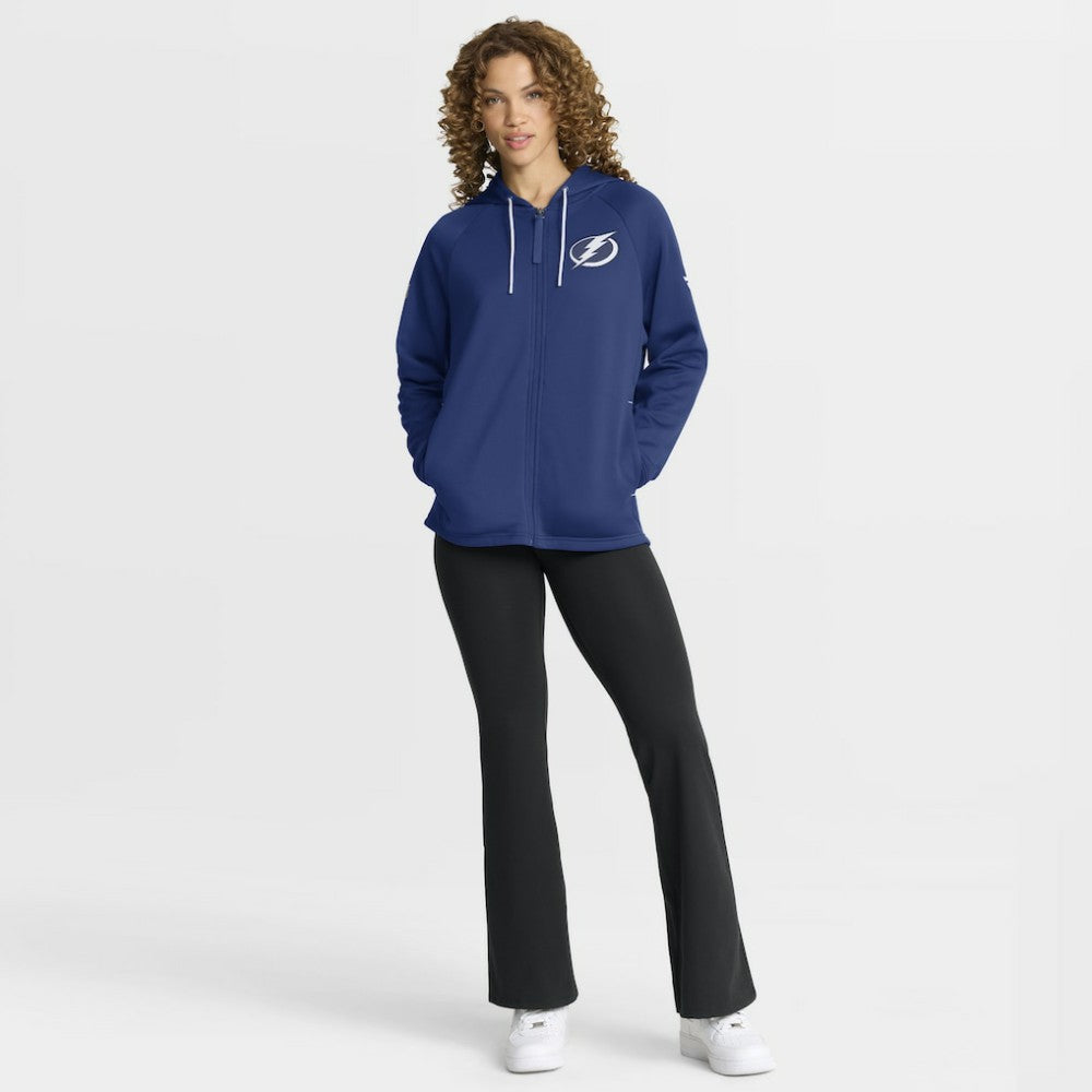 Tampa Bay Lightning Fanatics Women's Authentic Pro Rink Raglan Full-Zip Hoodie -  NHL Hoodies