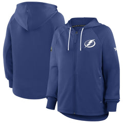 Tampa Bay Lightning Fanatics Women's Authentic Pro Rink Raglan Full-Zip Hoodie -  NHL Hoodies