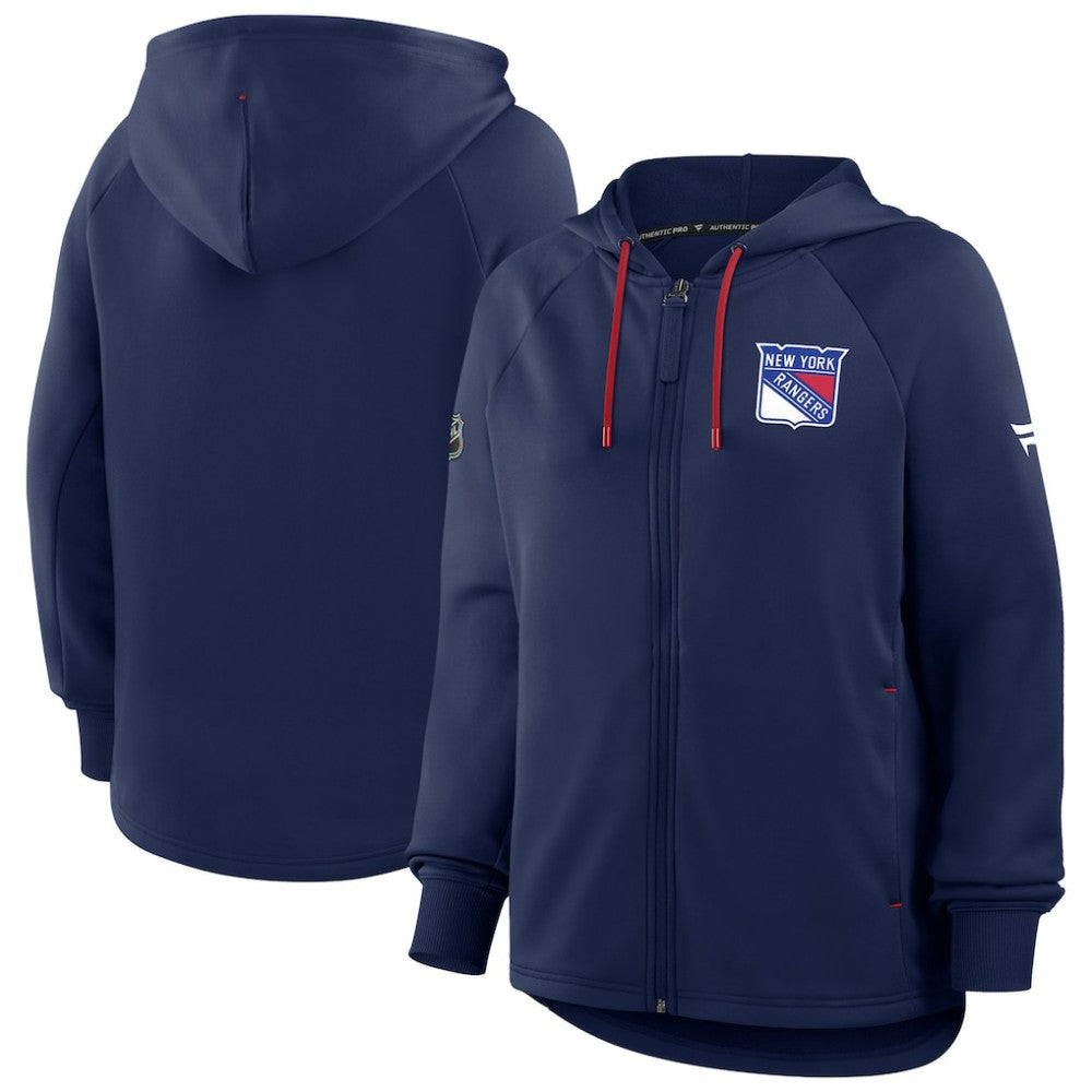 New York Rangers Fanatics Women's Authentic Pro Rink Raglan Full-Zip Hoodie -  NHL Hoodies