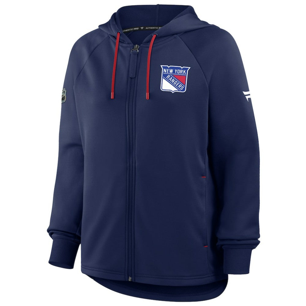 New York Rangers Fanatics Women's Authentic Pro Rink Raglan Full-Zip Hoodie -  NHL Hoodies