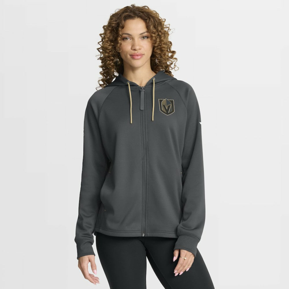 Vegas Golden Knights Fanatics Women's Authentic Pro Rink Raglan Full-Zip Hoodie -  NHL Hoodies