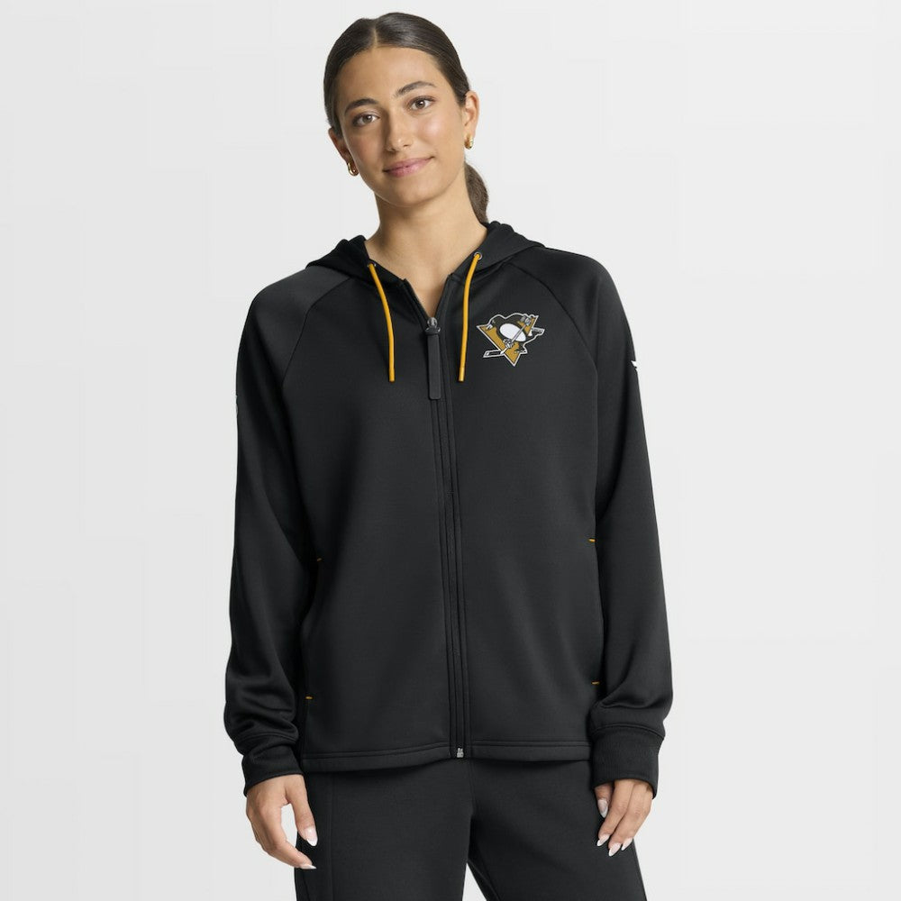 Pittsburgh Penguins Fanatics Women's Authentic Pro Rink Raglan Full-Zip Hoodie -  NHL Hoodies