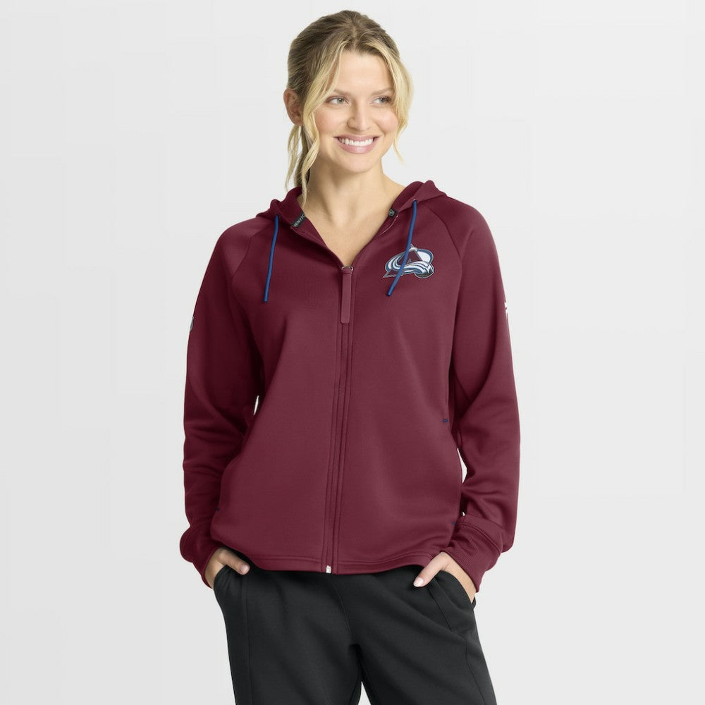 Colorado Avalanche Fanatics Women's Authentic Pro Rink Raglan Full-Zip Hoodie -  NHL Hoodies