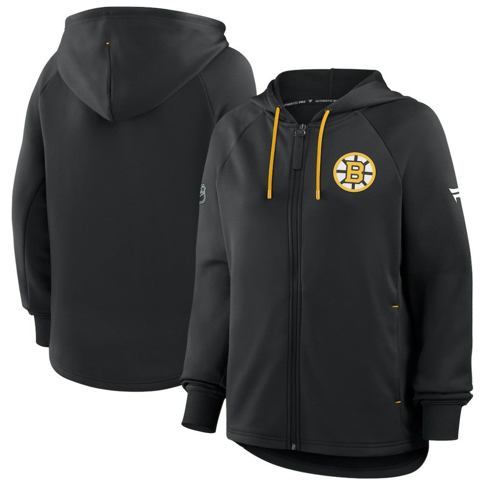 Boston Bruins Fanatics Women's Authentic Pro Rink Raglan Full-Zip Hoodie -  NHL Hoodies