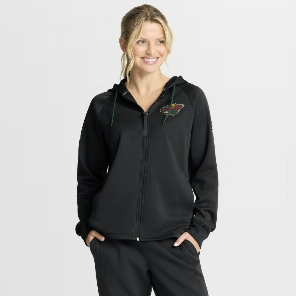 Minnesota Wild Fanatics Women's Authentic Pro Rink Raglan Full-Zip Hoodie -  NHL Hoodies