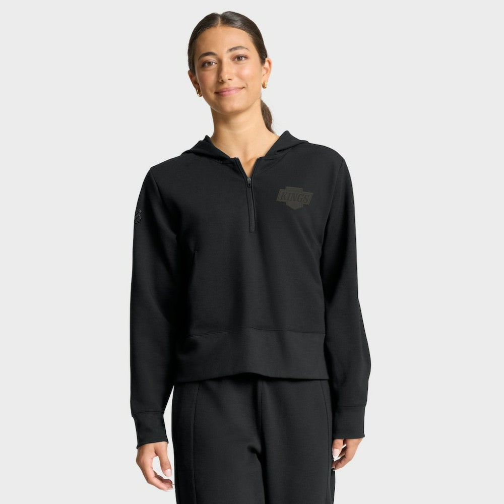 Los Angeles Kings Fanatics Women's Authentic Pro Road Tri-Blend Quarter-Zip Hoodie -  NHL Hoodies