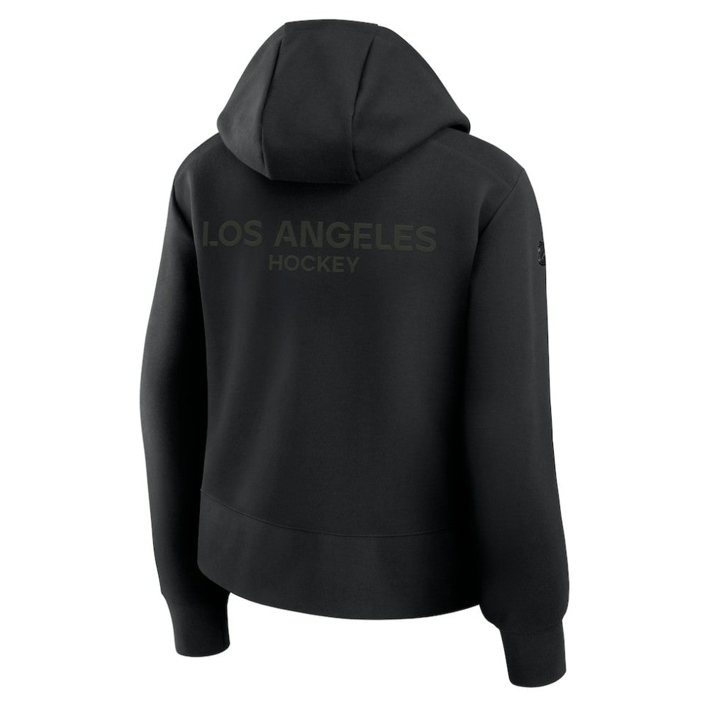 Los Angeles Kings Fanatics Women's Authentic Pro Road Tri-Blend Quarter-Zip Hoodie -  NHL Hoodies