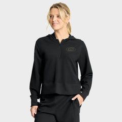 Carolina Hurricanes Fanatics Women's Authentic Pro Road Tri-Blend Quarter-Zip Hoodie -  NHL Hoodies