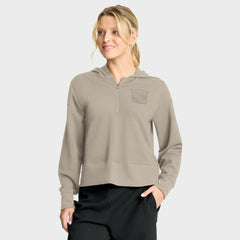 New York Rangers Fanatics Women's Authentic Pro Road Tri-Blend Quarter-Zip Hoodie -  NHL Hoodies