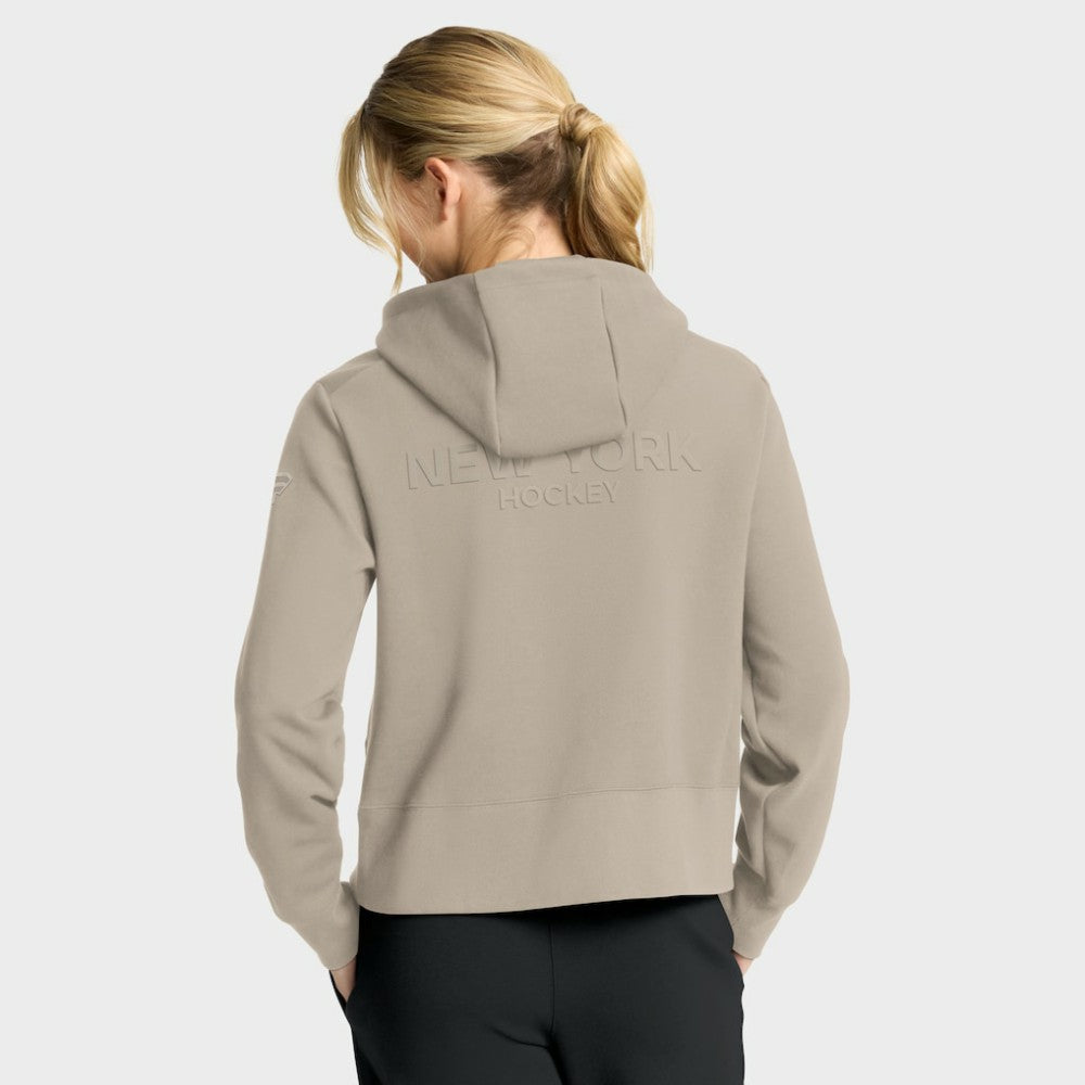 New York Rangers Fanatics Women's Authentic Pro Road Tri-Blend Quarter-Zip Hoodie -  NHL Hoodies