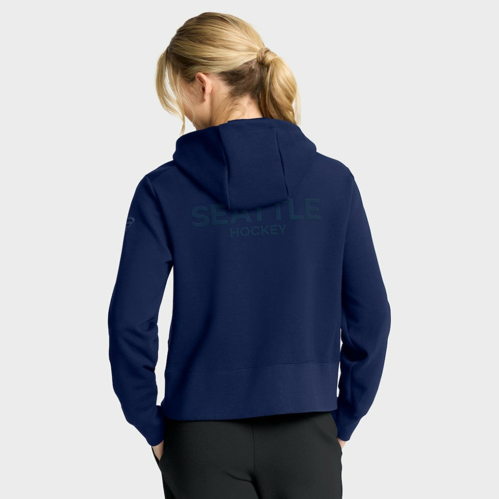Seattle Kraken Fanatics Women's Authentic Pro Road Tri-Blend Quarter-Zip Hoodie -  NHL Hoodies