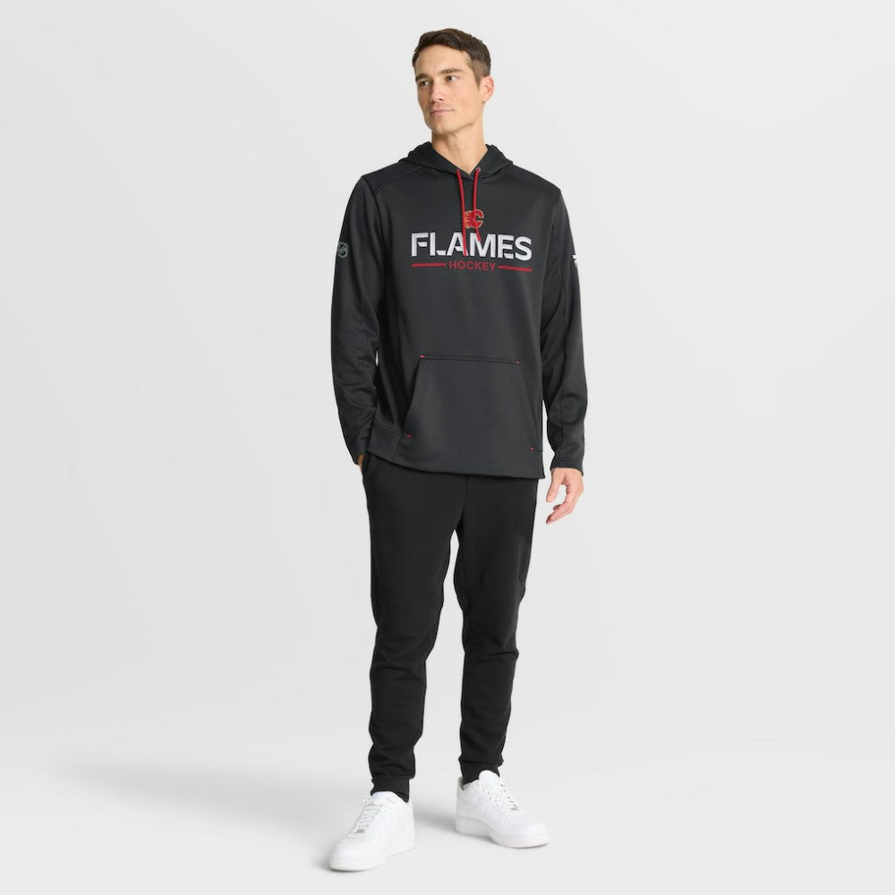 Calgary Flames Fanatics Authentic Pro Rink Hoodie -  NHL Hoodies