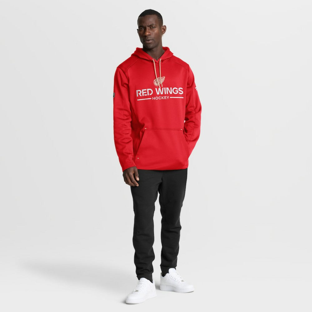 Detroit Red Wings Fanatics Authentic Pro Centennial Rink Hoodie - Red -  NHL Hoodies