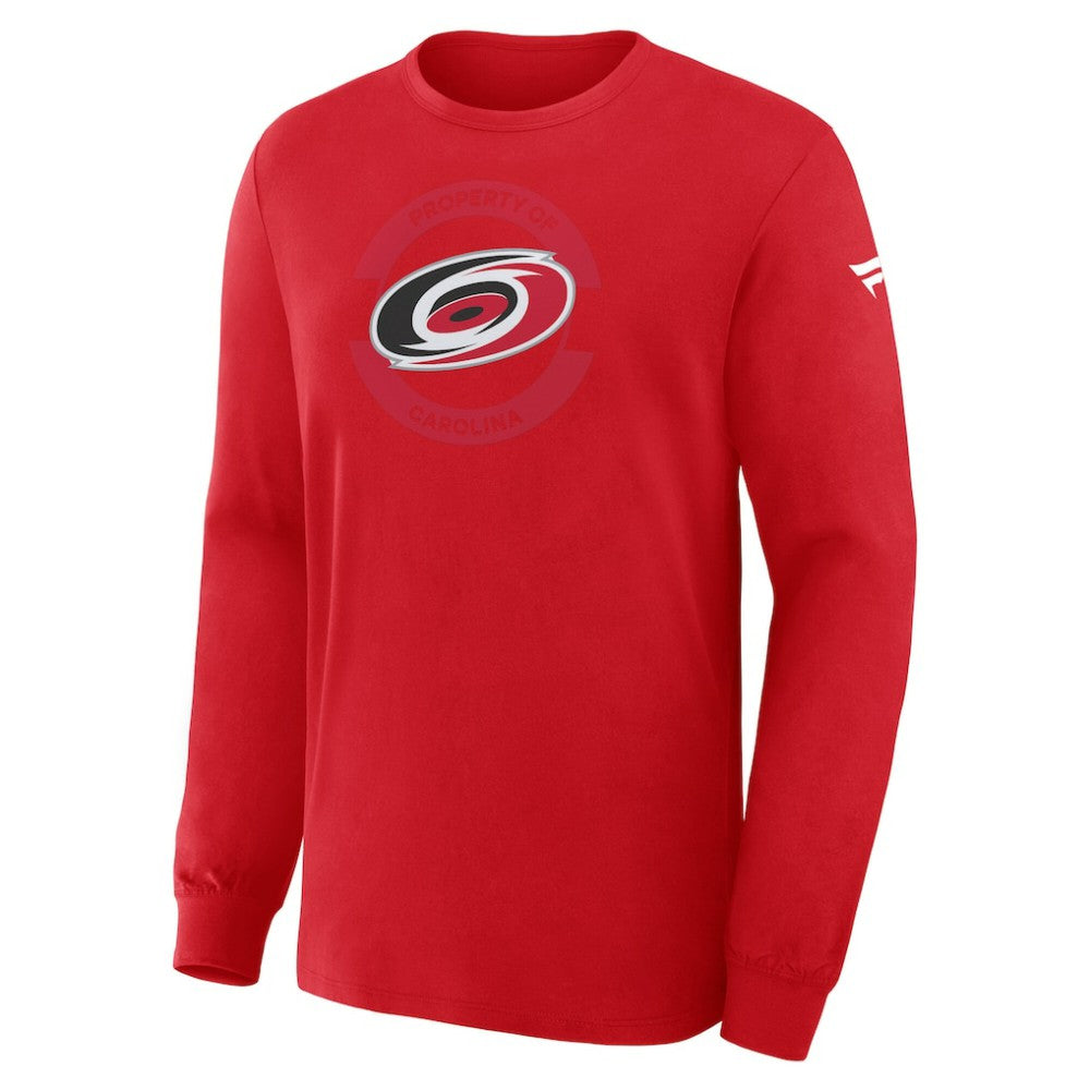 Carolina Hurricanes Fanatics Authentic Pro Property Of Practice Long Sleeve T-Shirt -  NHL T-shirts