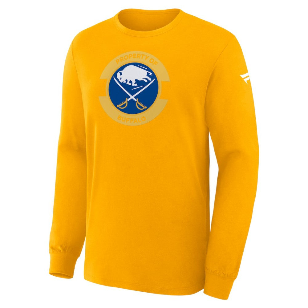 Buffalo Sabres Fanatics Authentic Pro Property Of Practice Long Sleeve T-Shirt -  NHL T-shirts