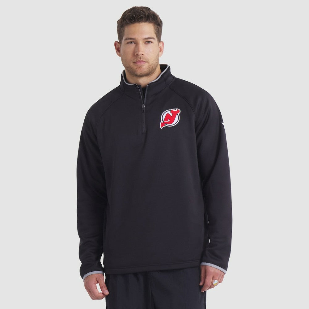 New Jersey Devils Fanatics Authentic Pro Rink Raglan Quarter-Zip Pullover -  NHL Jerseys