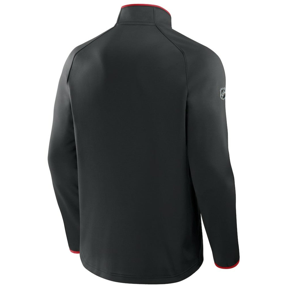 New Jersey Devils Fanatics Authentic Pro Rink Raglan Quarter-Zip Pullover -  NHL Jerseys