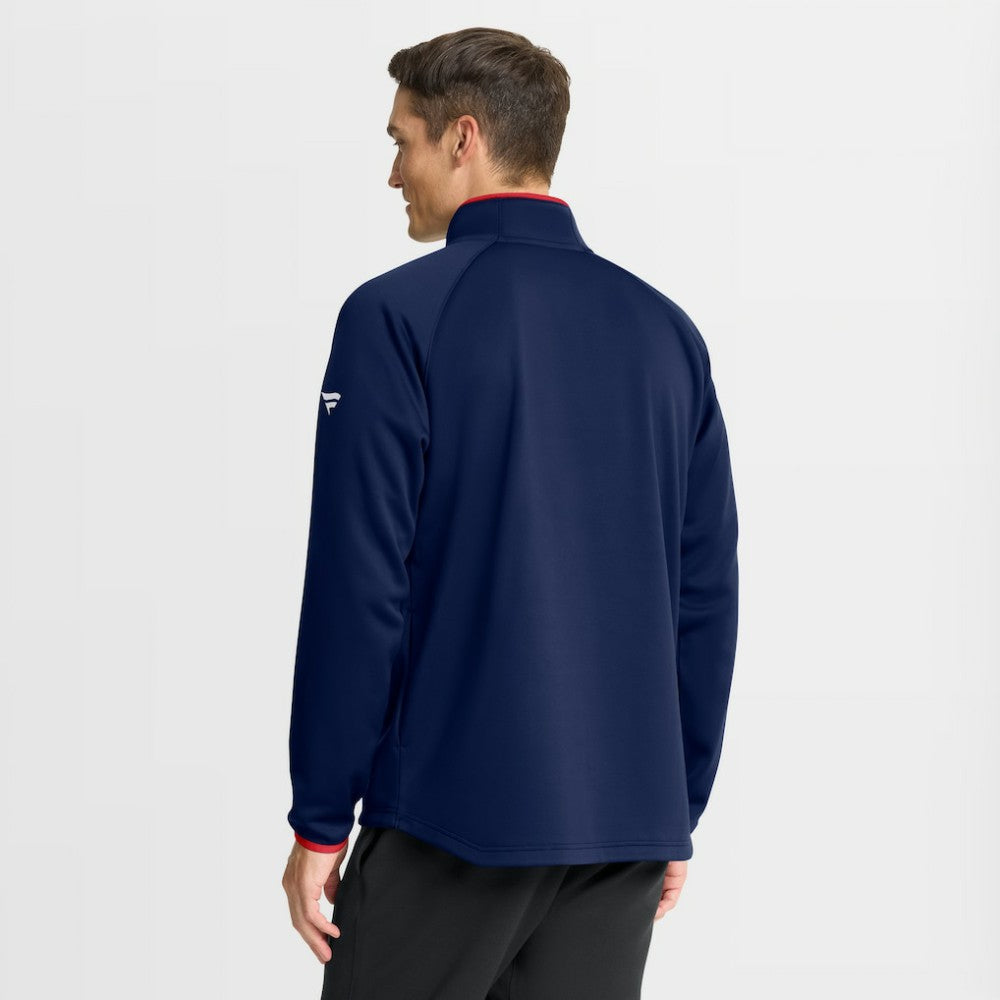 New York Rangers Fanatics Authentic Pro Rink Raglan Quarter-Zip Pullover -  NHL Pullover