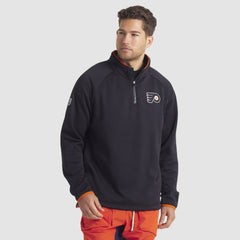 Philadelphia Flyers Fanatics Authentic Pro Rink Raglan Quarter-Zip Pullover -  NHL Pullover
