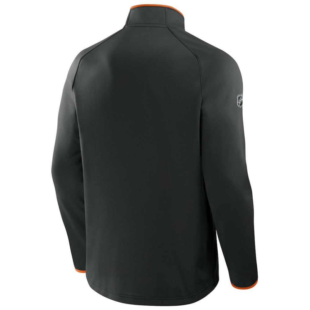 Philadelphia Flyers Fanatics Authentic Pro Rink Raglan Quarter-Zip Pullover -  NHL Pullover