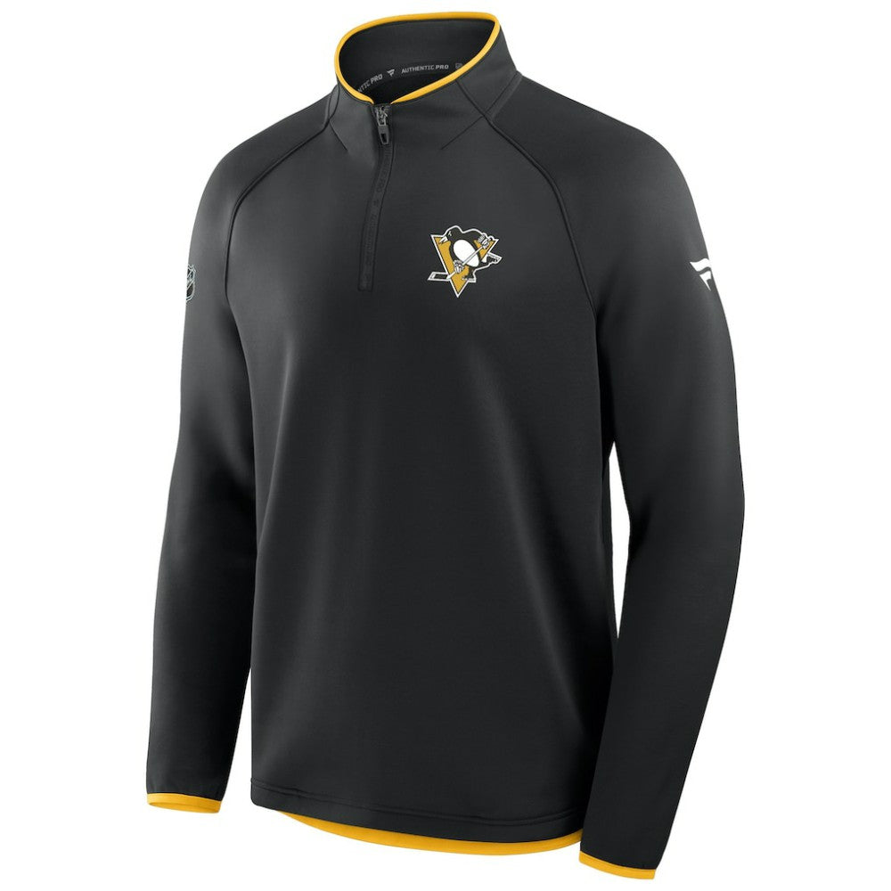 Pittsburgh Penguins Fanatics Authentic Pro Rink Raglan Quarter-Zip Pullover -  NHL Pullover