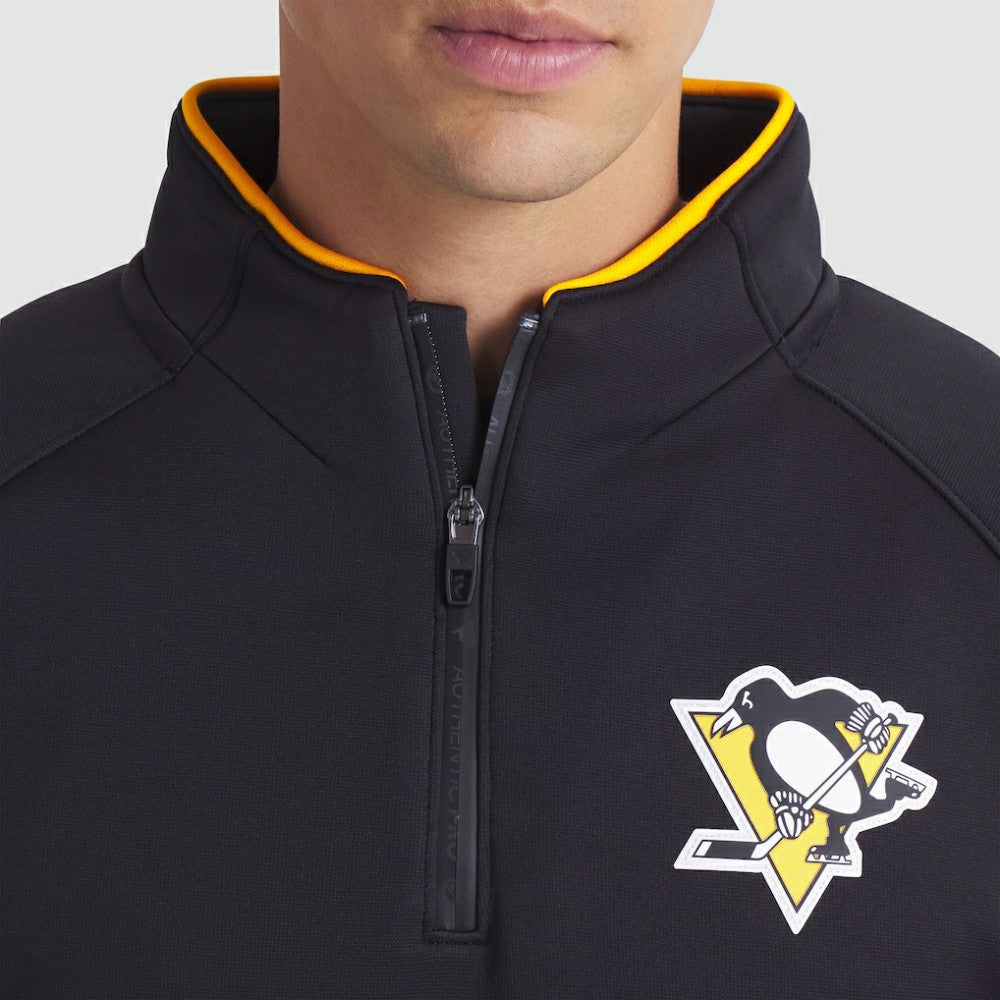 Pittsburgh Penguins Fanatics Authentic Pro Rink Raglan Quarter-Zip Pullover -  NHL Pullover