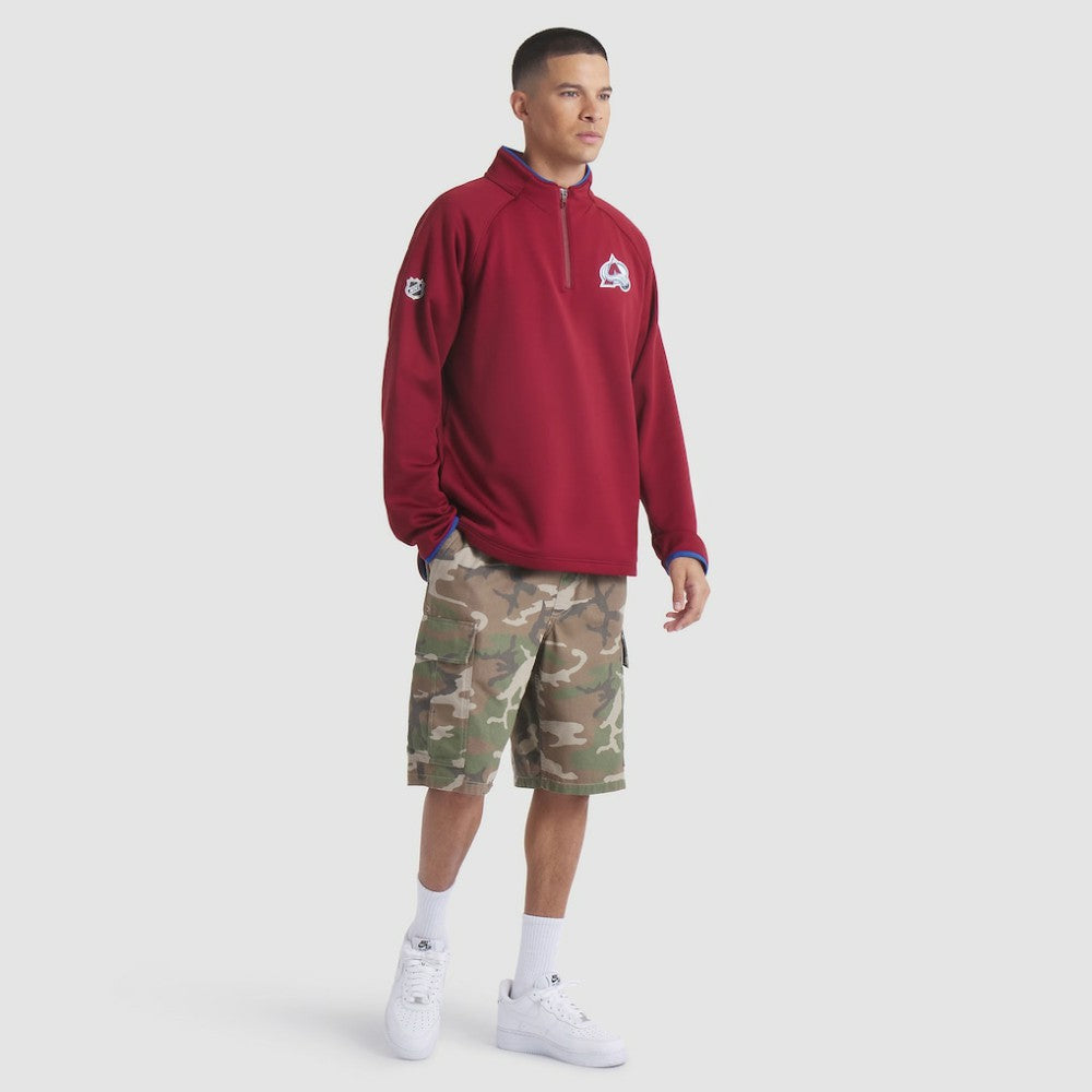 Colorado Avalanche Fanatics Authentic Pro Rink Raglan Quarter-Zip Pullover -  NHL Pullover