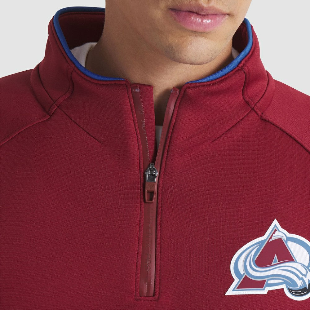 Colorado Avalanche Fanatics Authentic Pro Rink Raglan Quarter-Zip Pullover -  NHL Pullover