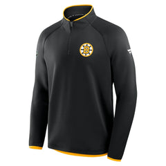 Boston Bruins Fanatics Authentic Pro Rink Raglan Quarter-Zip Pullover -  NHL Pullover