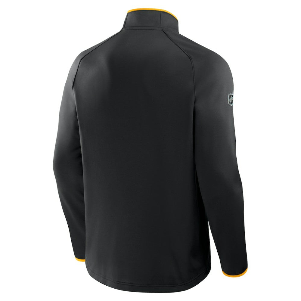 Boston Bruins Fanatics Authentic Pro Rink Raglan Quarter-Zip Pullover -  NHL Pullover
