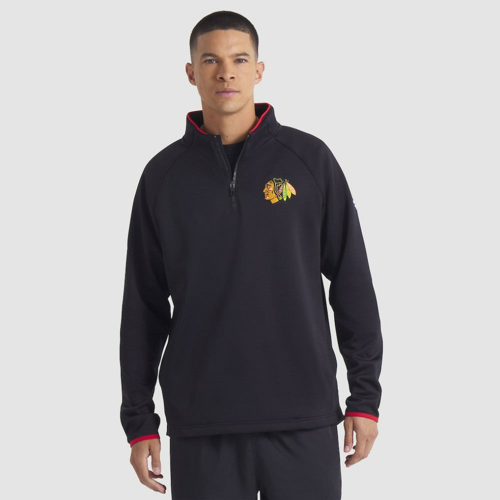 Chicago Blackhawks Fanatics Authentic Pro Rink Raglan Quarter-Zip Pullover -  NHL Pullover