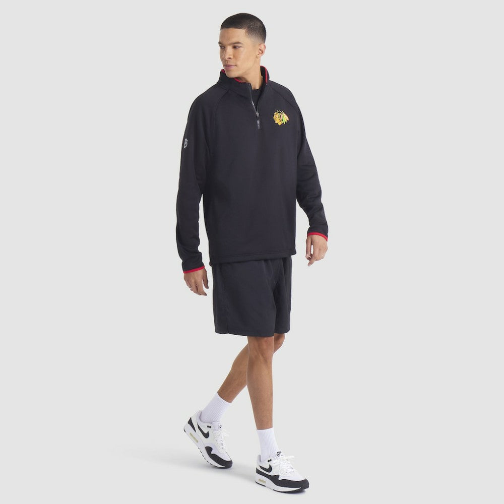 Chicago Blackhawks Fanatics Authentic Pro Rink Raglan Quarter-Zip Pullover -  NHL Pullover