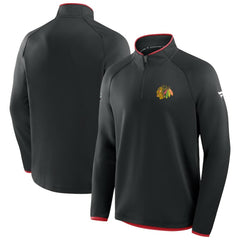 Chicago Blackhawks Fanatics Authentic Pro Rink Raglan Quarter-Zip Pullover -  NHL Pullover