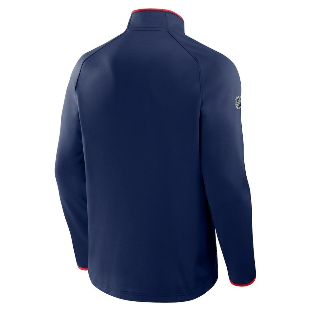 Washington Capitals Fanatics Authentic Pro Rink Raglan Quarter-Zip Pullover -  NHL Pullover
