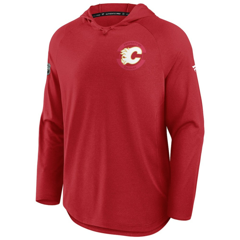 Calgary Flames Fanatics Authentic Pro Rink Hoodie -  NHL Hoodies