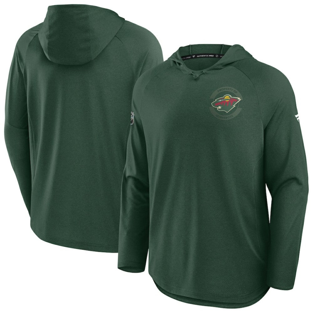 Minnesota Wild Fanatics Authentic Pro Rink Hoodie -  NHL Hoodies