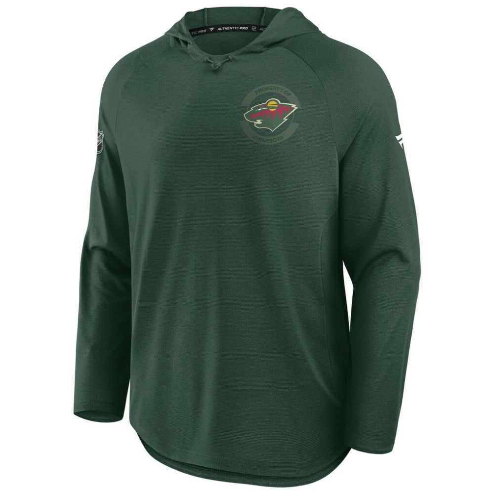 Minnesota Wild Fanatics Authentic Pro Rink Hoodie -  NHL Hoodies