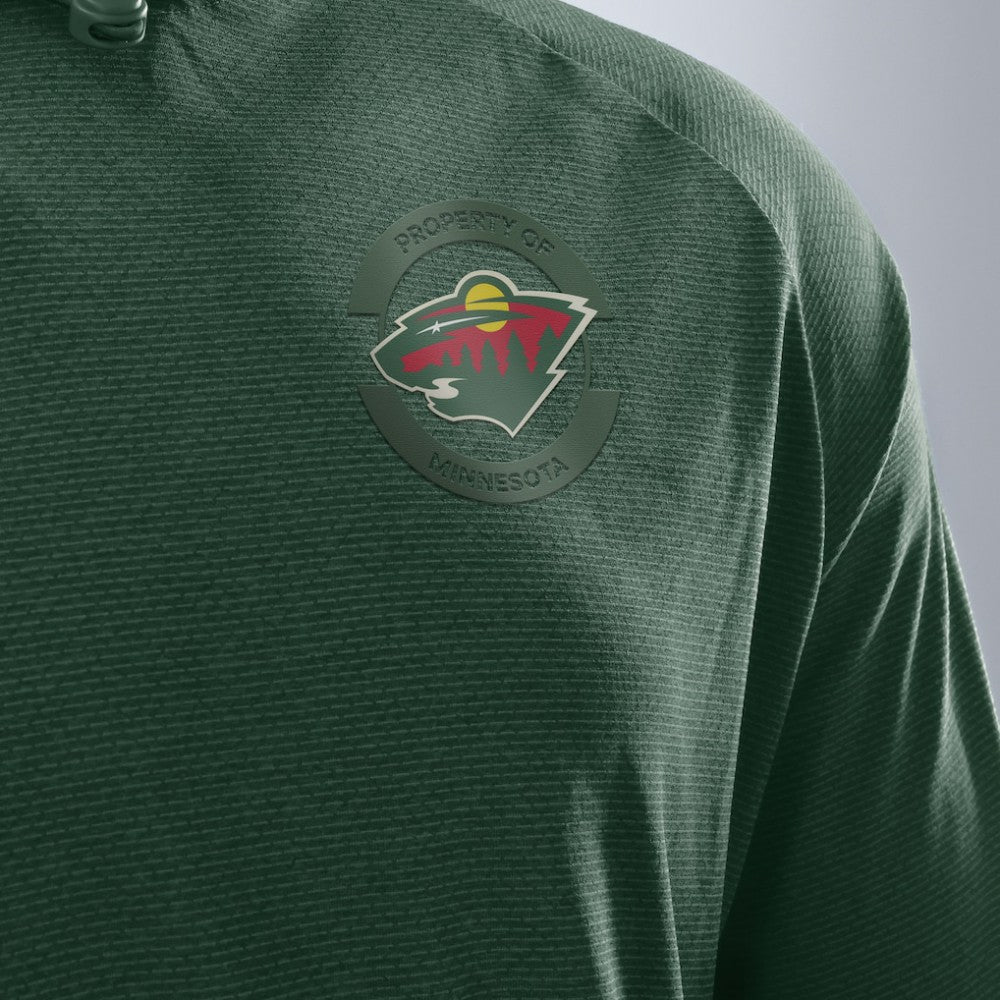 Minnesota Wild Fanatics Authentic Pro Rink Hoodie -  NHL Hoodies