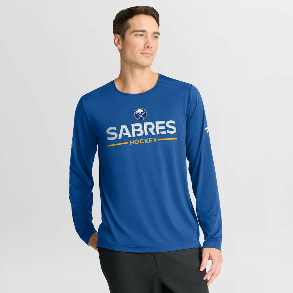 Buffalo Sabres Fanatics Authentic Pro Rink Tech Long Sleeve T-Shirt -  NHL T-shirts