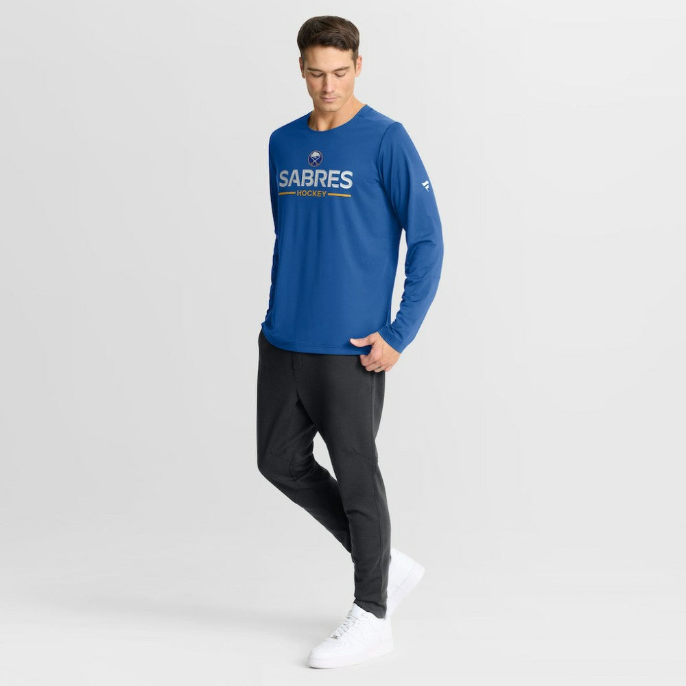 Buffalo Sabres Fanatics Authentic Pro Rink Tech Long Sleeve T-Shirt -  NHL T-shirts