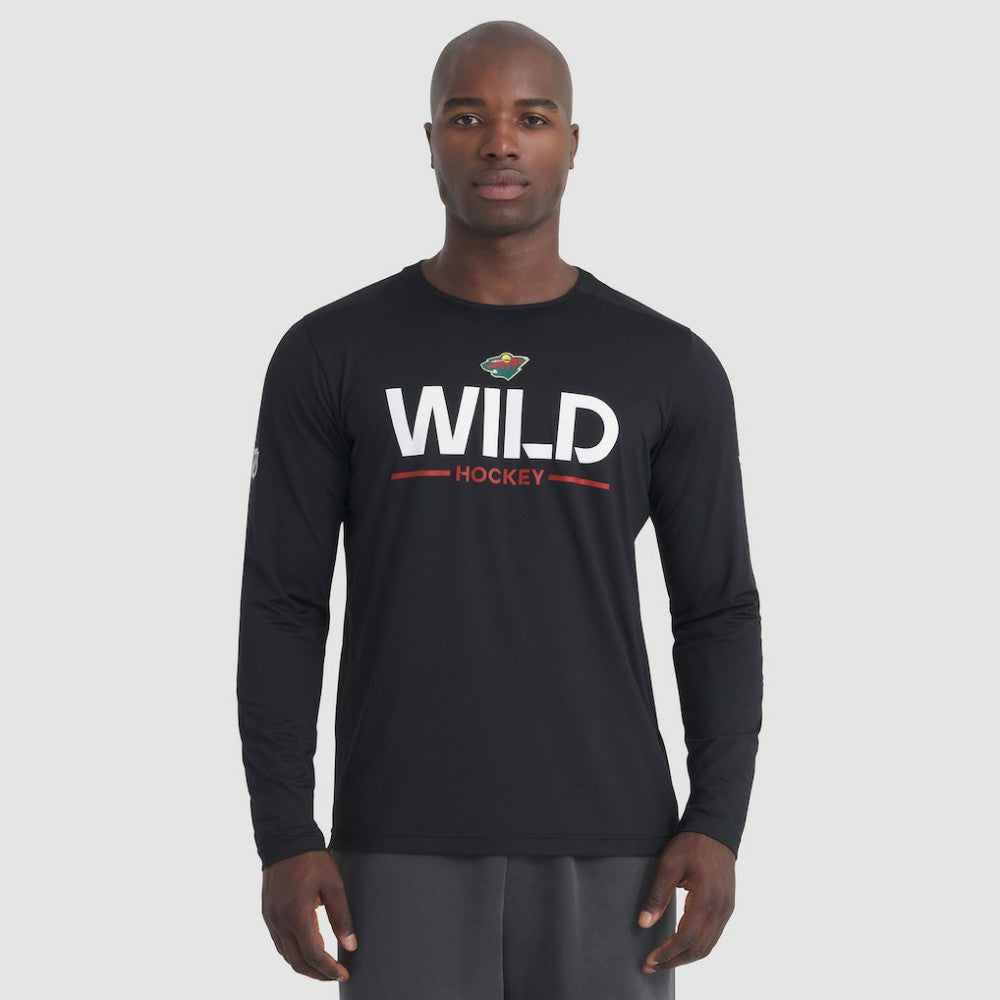 Minnesota Wild Fanatics Authentic Pro Rink Tech Long Sleeve T-Shirt -  NHL T-shirts