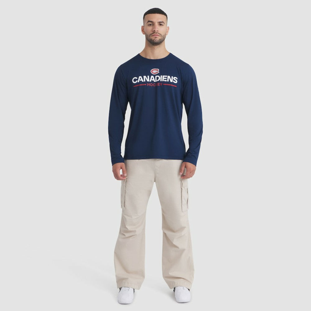 Montreal Canadiens Fanatics Authentic Pro Rink Tech Long Sleeve T-Shirt -  NHL T-shirts