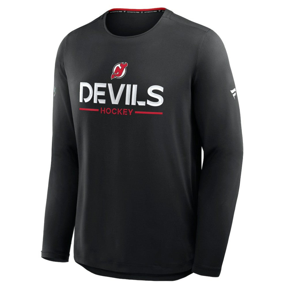 New Jersey Devils Fanatics Authentic Pro Rink Tech Long Sleeve T-Shirt -  NHL T-shirts