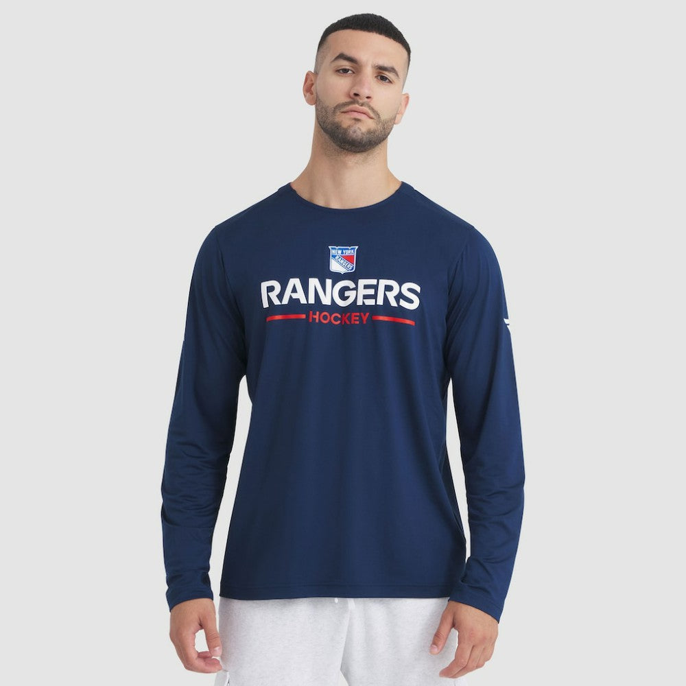 New York Rangers Fanatics Authentic Pro Rink Tech Long Sleeve T-Shirt -  NHL T-shirts